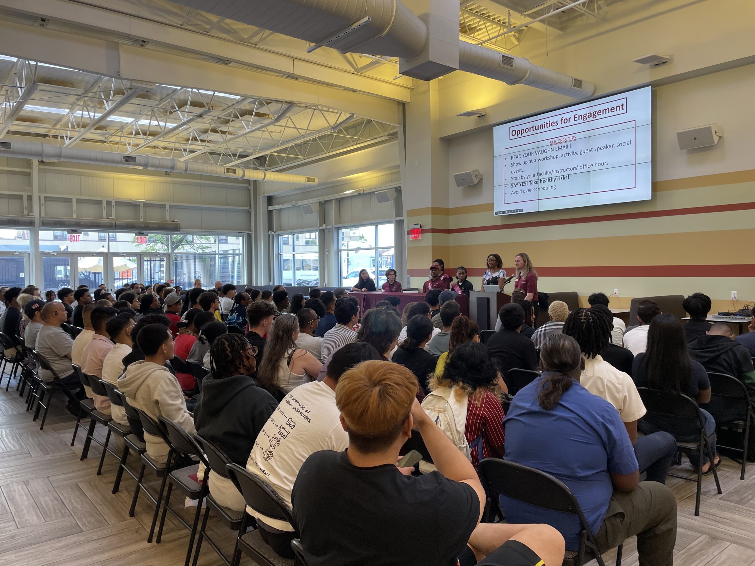 Vaughn Welcomes New Students to Orientation Sessions